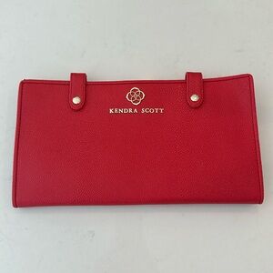 KENDRA SCOTT Jet Set Red Large Jewelry Organizer Travel Case